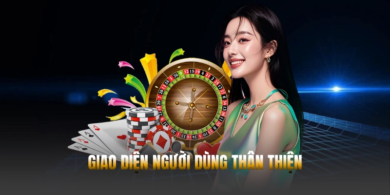 Casino Hubet - Trò chơi cá cược với dealer thật 100% 1 Giao diện người dùng thân thiện